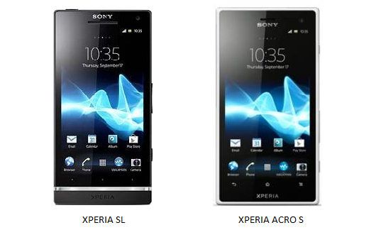 Sony Xperia_sl Acro_s Android Update