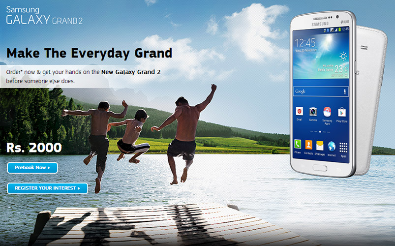 Samsung Galaxy Grand 2 Preorder India