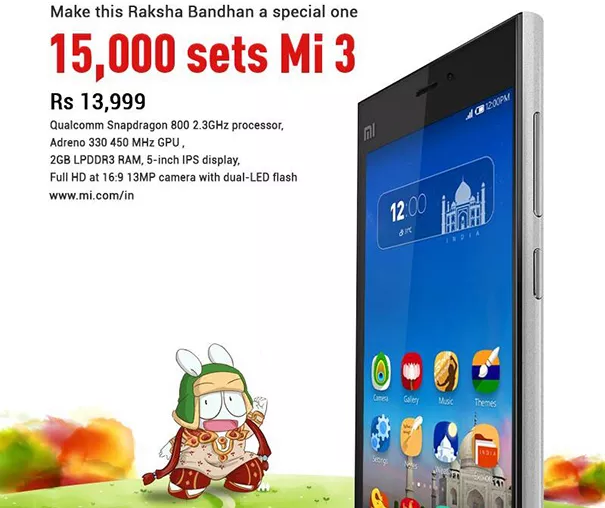 Xiaomi Mi3 15k