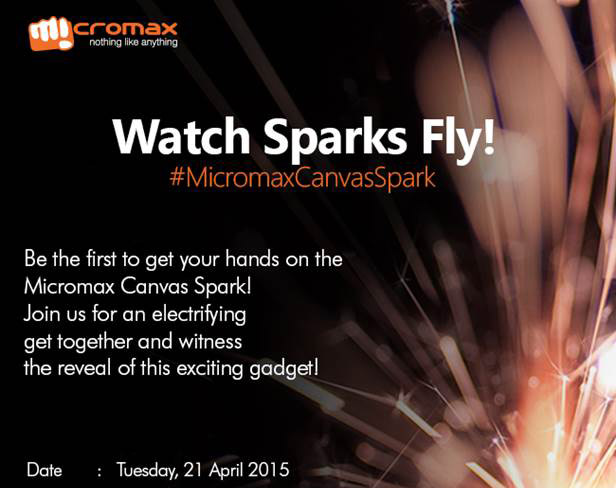 Micromax Canvas Spark Launch