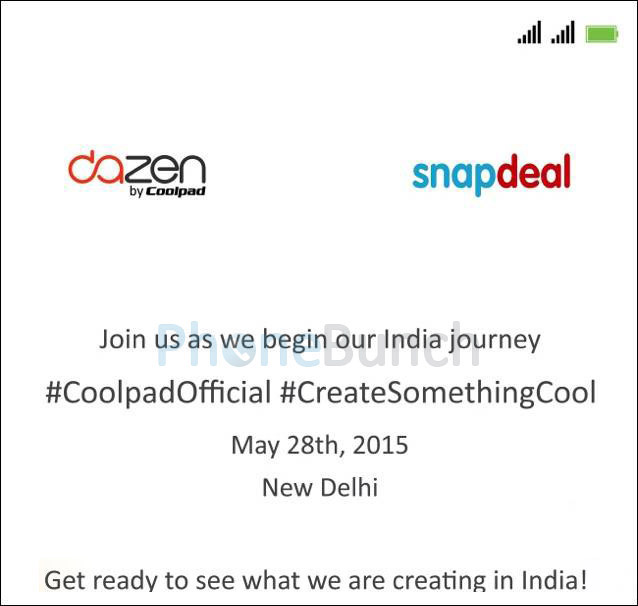 Coolpad Dazen India Launch