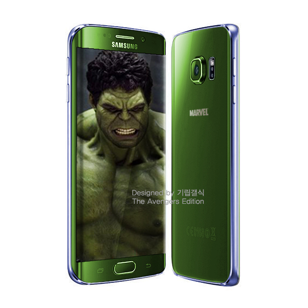 Samsung Galaxy S6 Edge Hulk Edition Render