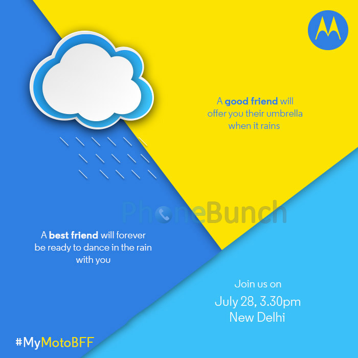 Motorola India Launch Invite July 28