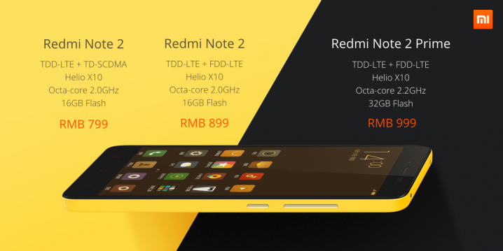 Redmi Note 2 Prime Price