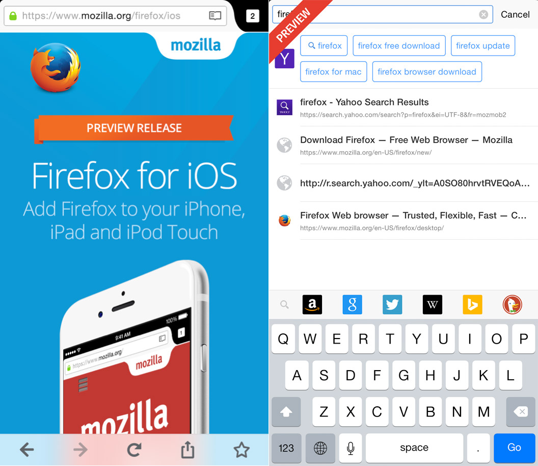 Mozilla Firefox For IOS
