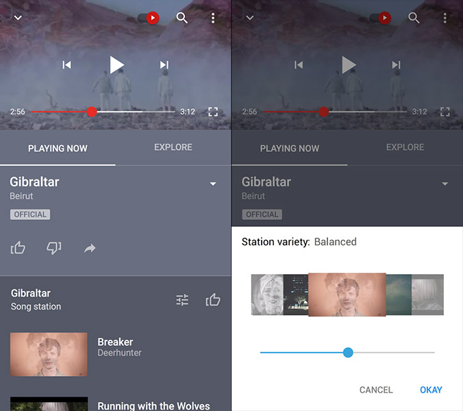 Youtube Music Stations