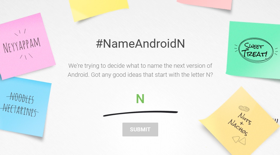 Name Android N