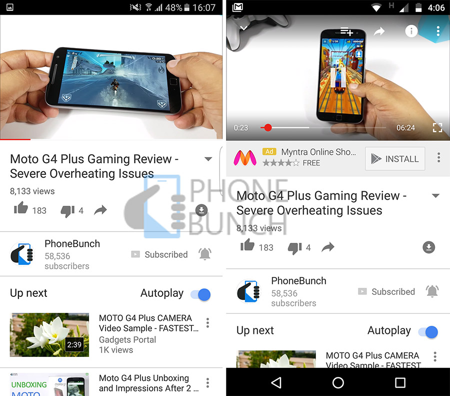 Youtube Android Design Update 2