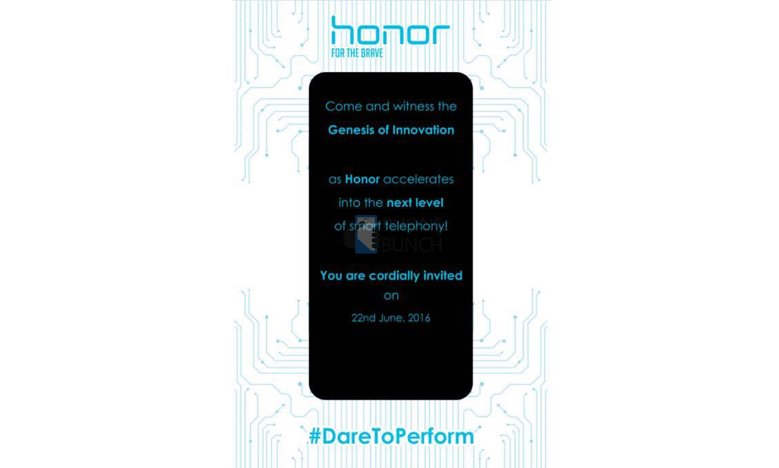 Honor 5c India Launch Invite