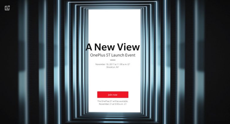 OnePlus 5T November 16 announcement livestream