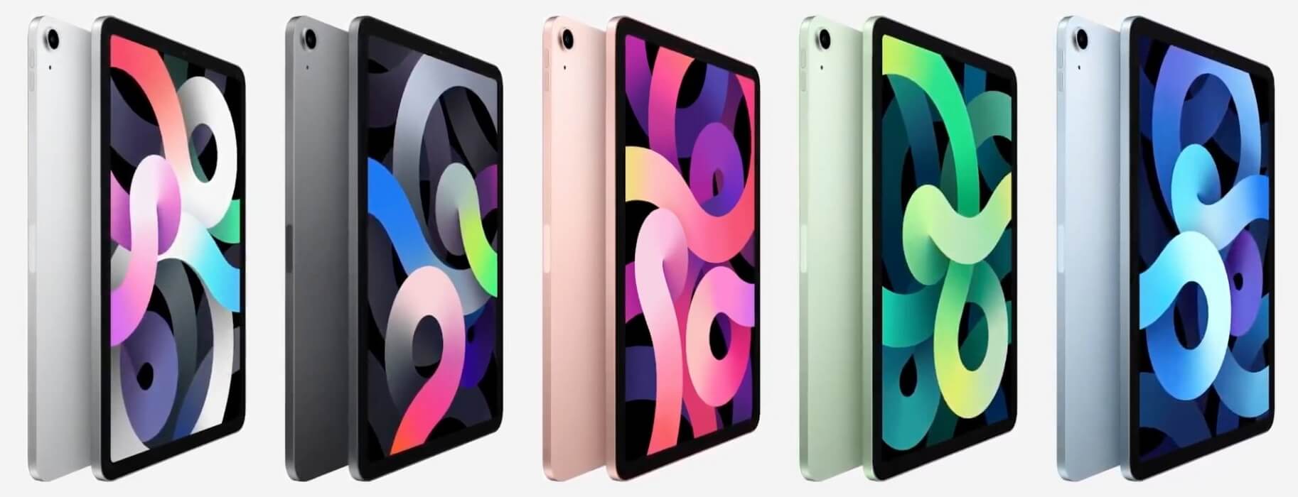 Apple iPad Air 4th Gen colors