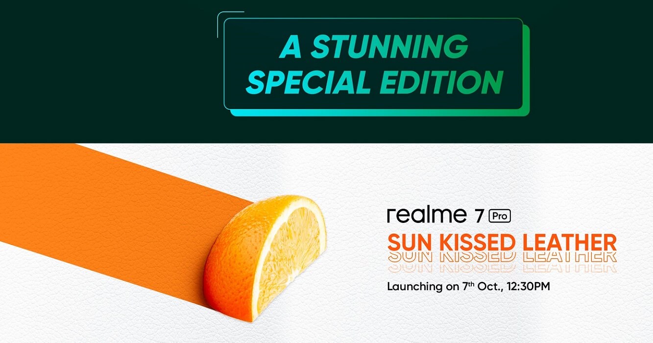 realme 7 Pro special edition teaser