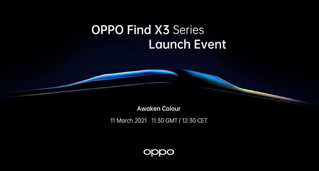 OPPO Find X3 Series launch date