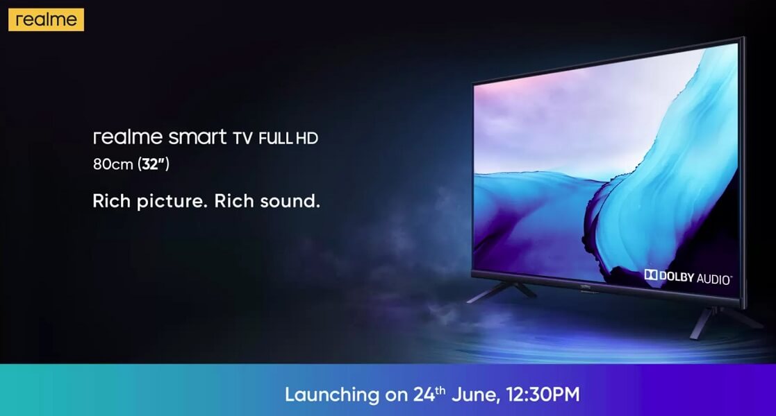 ealme Smart TV Full HD 32 inch launch date india