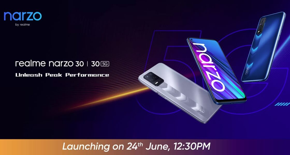 realme narzo 30 and narzo 30 5G launch date India
