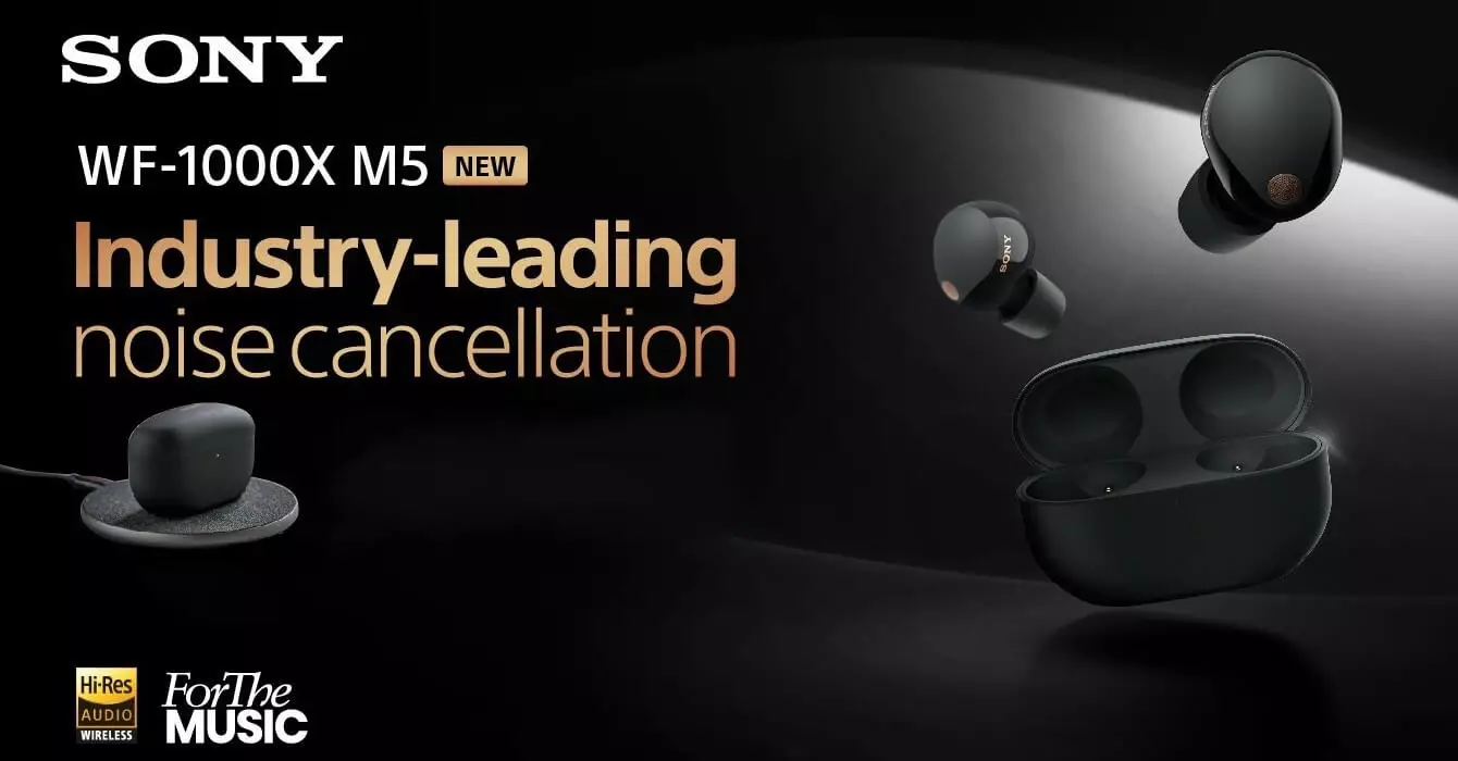 Sony WF 1000XM5 earbuds launch.