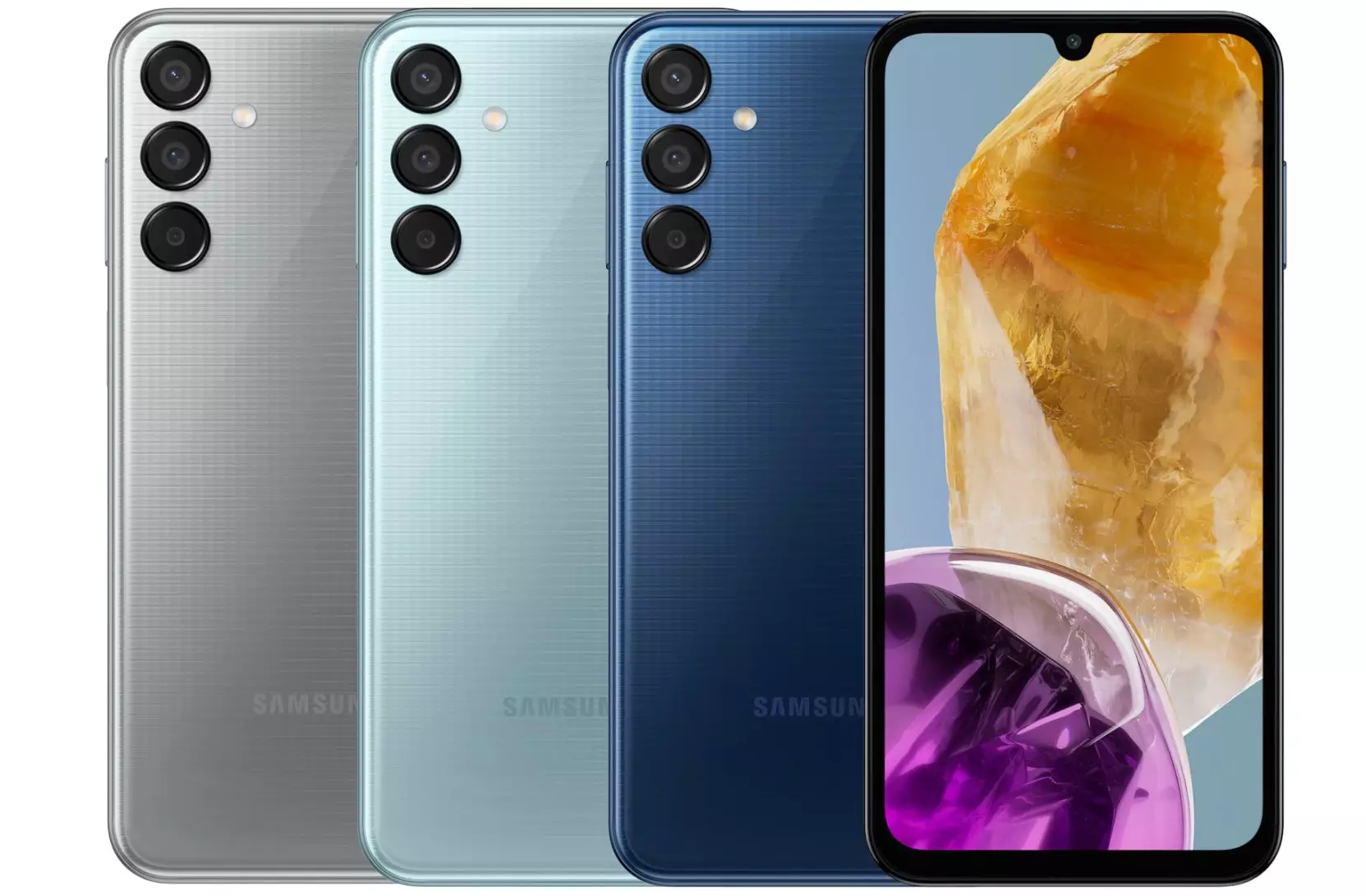 Samsung Galaxy M15 5G colors.