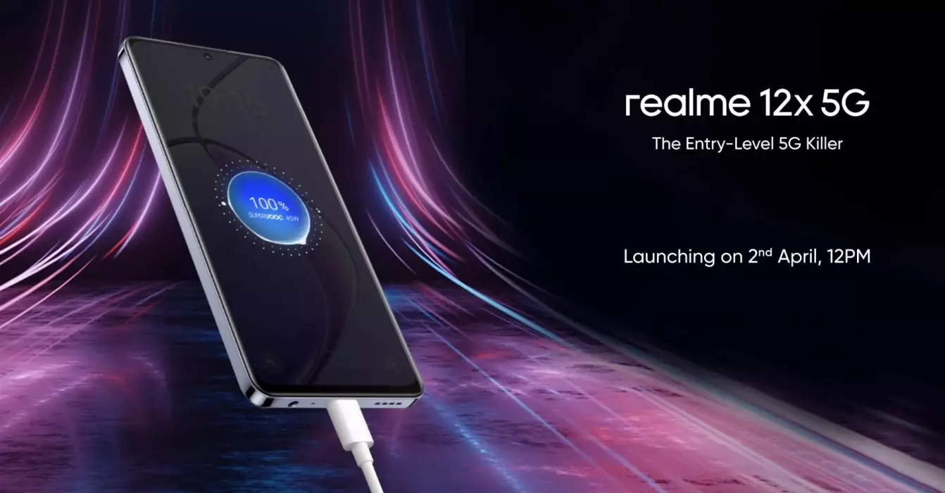 realme 12x 5G launch date India.