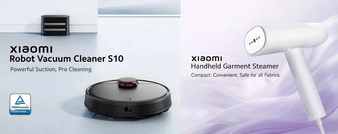 xiaomi robot vacuum cleaner s10 handheld garment steamer launch india price.
