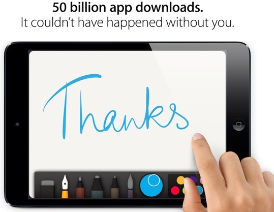 Apple App Store 50 Billion Downloads