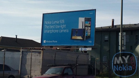 Nokia Lumia 928 Billboard Leak