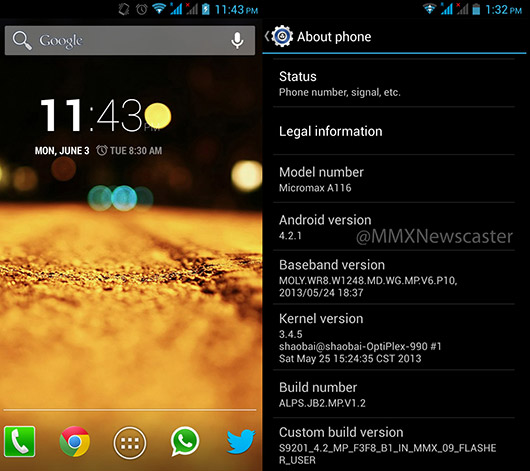 Micromax A116 Canvas Hd Android42 Update