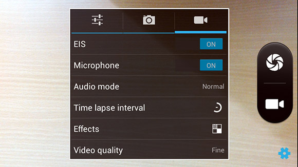 Micromax Canvas 2 Plus Video Settings