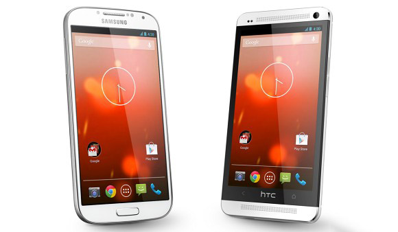 Samsung Galaxy S4 And Htc One Google Play Editions