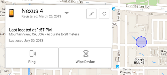 Google Android Device Manager Find My Android