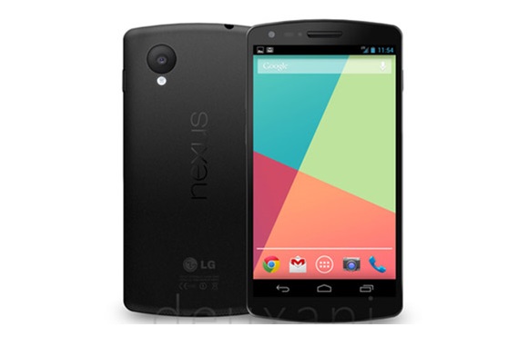 Google Nexus 5 Press Shots Leak As Well As Specs