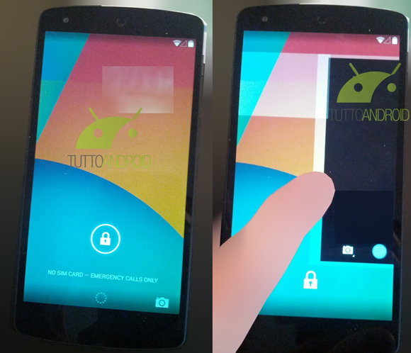 Google Nexus5 Lockscreen