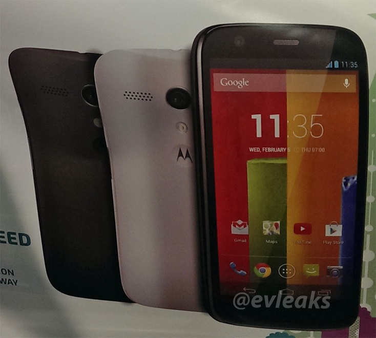 Motorola Moto G Leaked Images And Specs