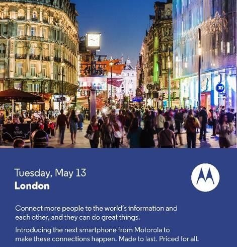 Motorola Moto E Event London
