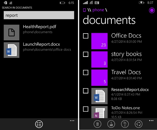 Windows Phone Files