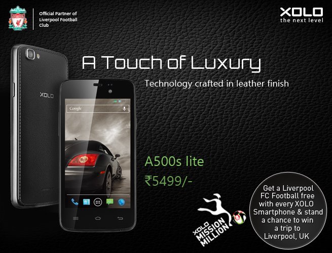 Xolo A500s Lite Announced