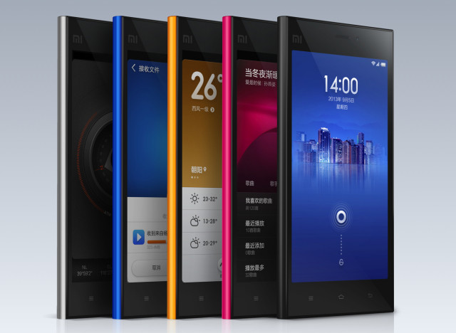 Xiaomi Mi3 Colors