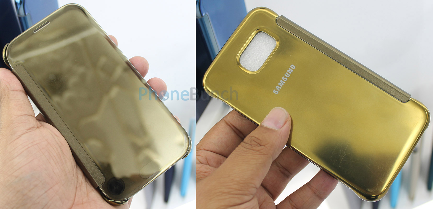 Galaxy S6 Edge Gold Cover