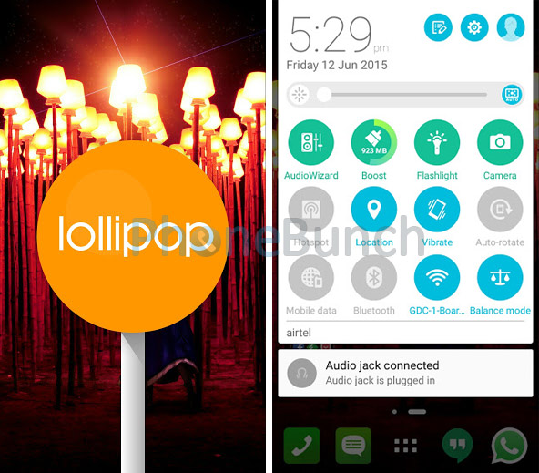 Zenfone 5 Lollipop Update 2