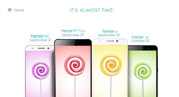 Huawei Honor Lollipop Update