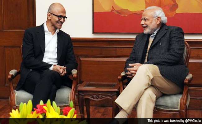 Satya_Nadella_Narendra_Modi