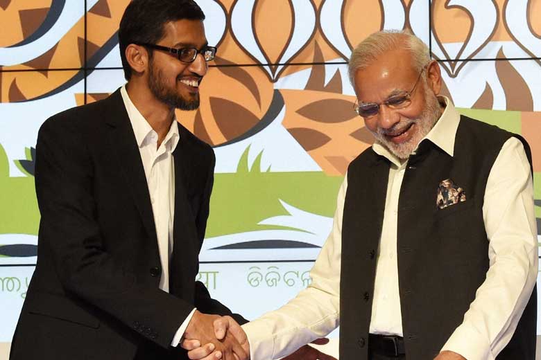 Sundar Pichai Narendra Modi