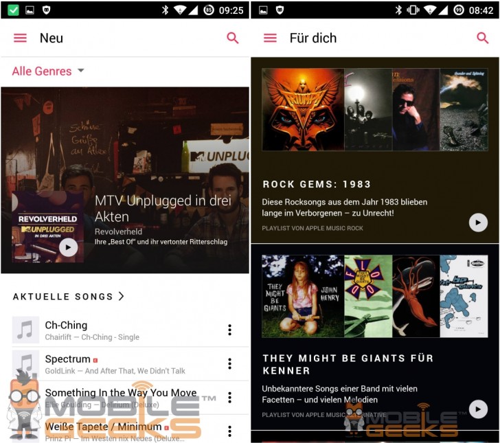 apple music download android