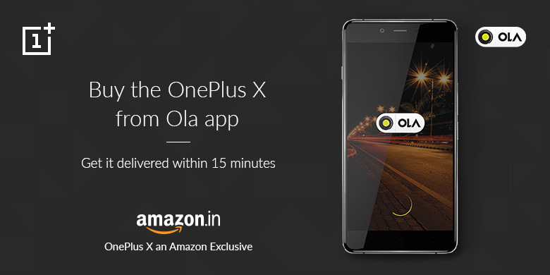 OnePlusX Ola Cab Order