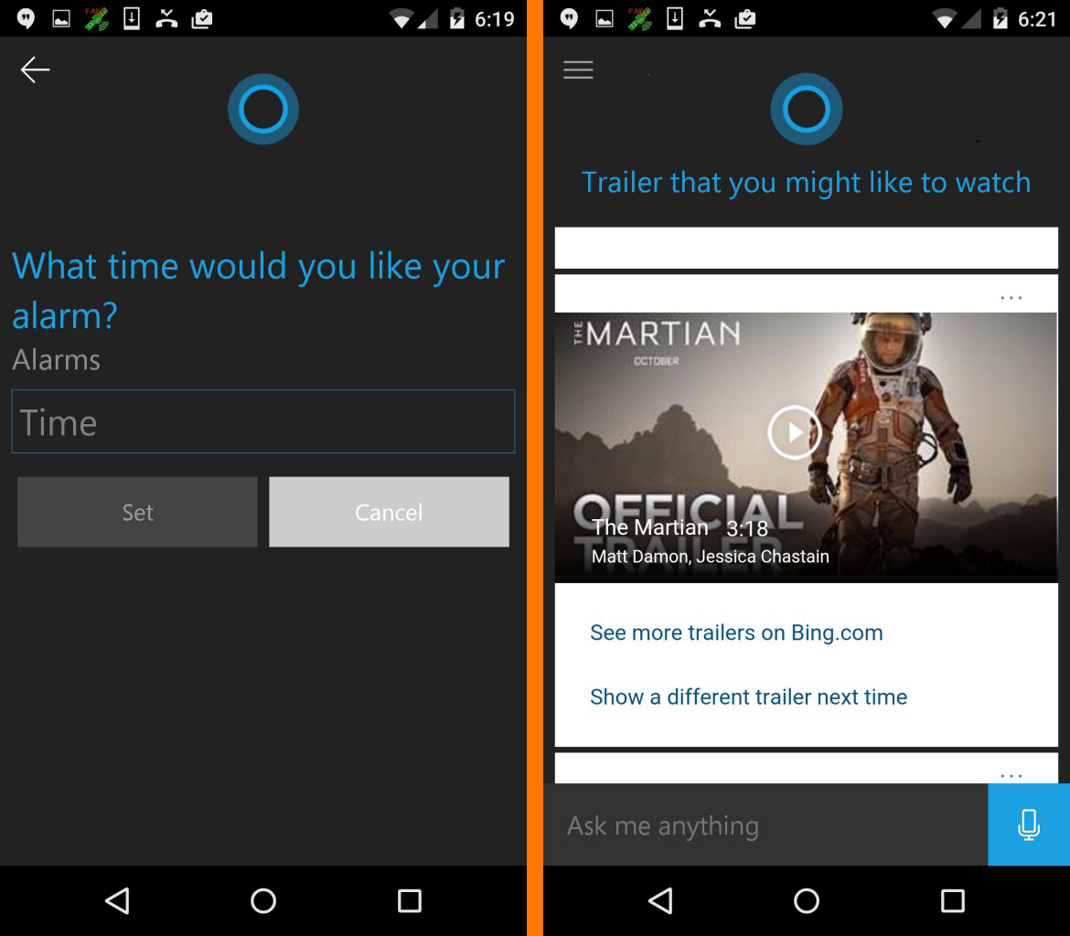 Hey Cortana Disabled Android