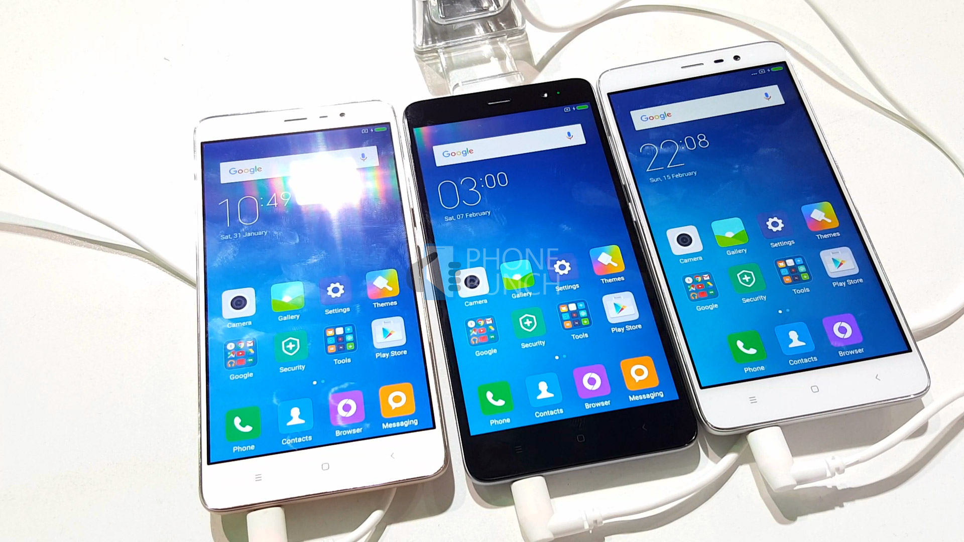 Redmi Note 3 All Colors Front