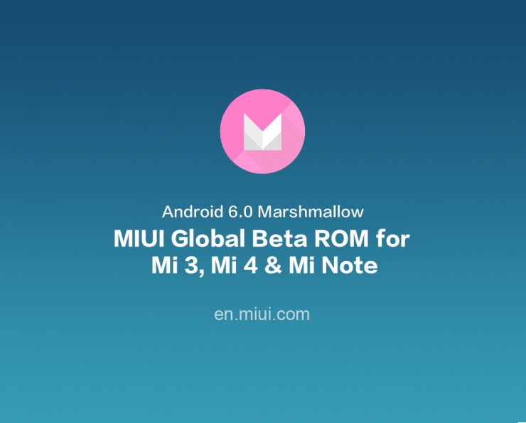 Xiaomi Miui Marshmallow Global Beta Rom