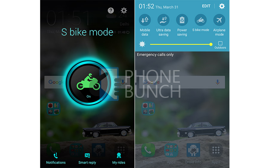Galaxy J3 Nfc Bike Mode