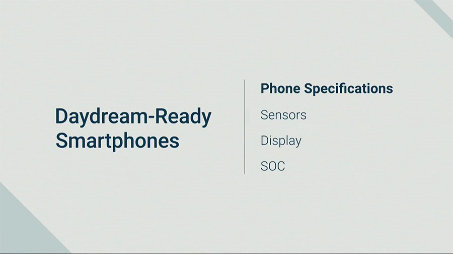 Daydream Smartphone Specifications