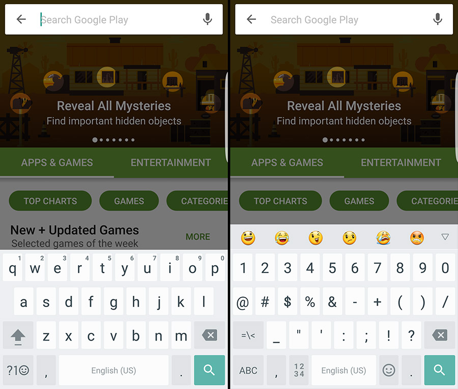 Google Keyboard Update Emojis Cursor