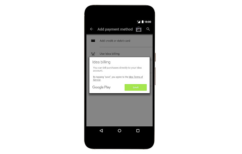 Google Play Carrier Billing Idea